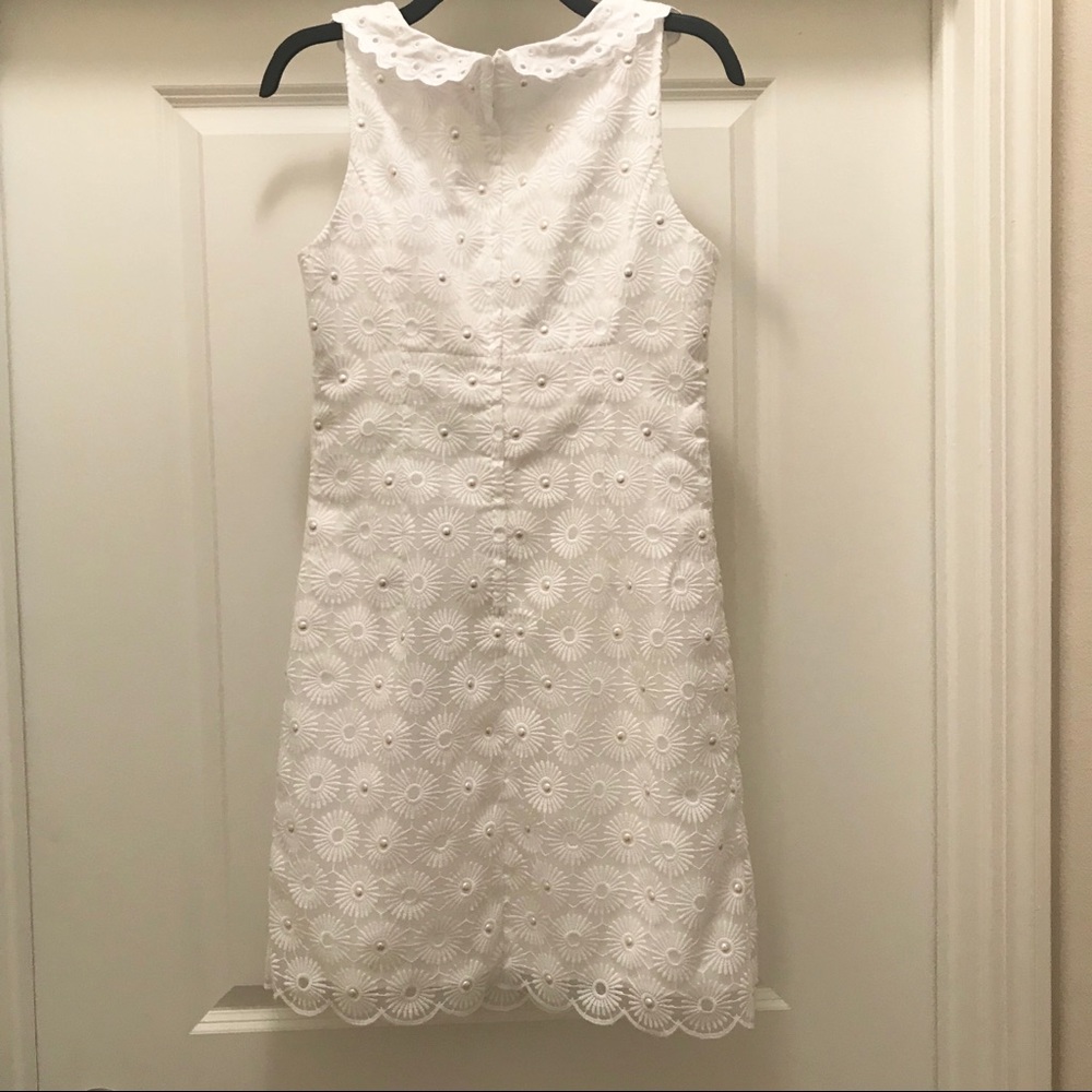 Lilly Pulitzer Nicci Dress Eyelet Lace Peter Pan 6 - Picture 4 of 6